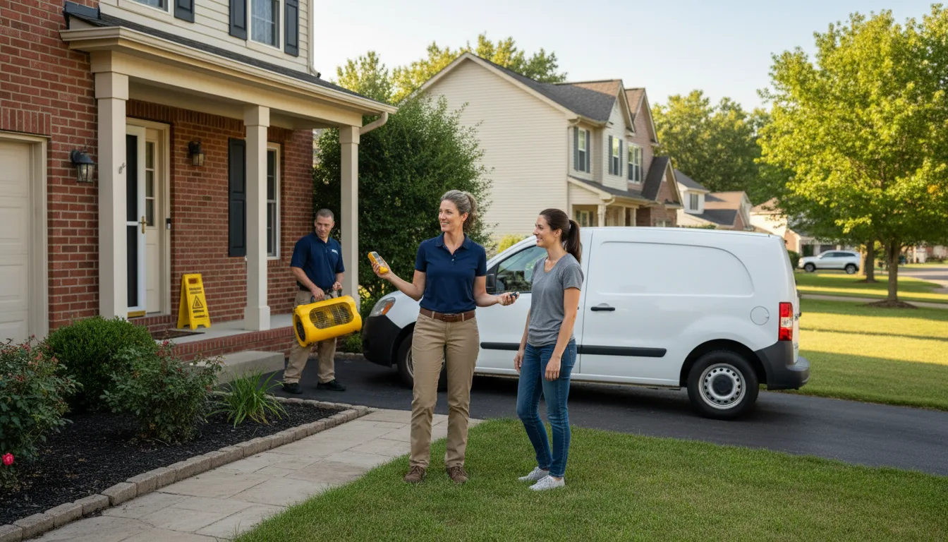 Residential water damage restoration in Blountville, TN